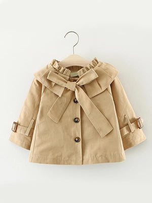 Cotton Twill Button Bow Jacket - Chasing Jase