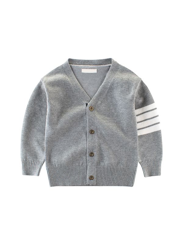 Varsity Stripe Cardigan Sweater - Chasing Jase