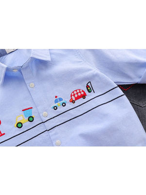 Embroidered Dump Truck Shirt - Chasing Jase