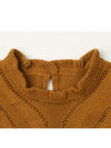Ruffle Sleeve Sweater Romper - Chasing Jase