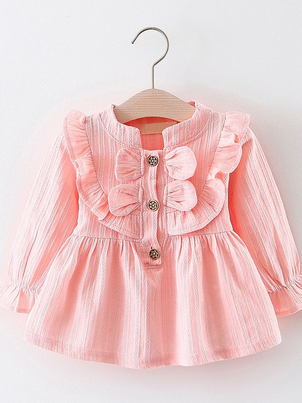 ★Cest Moidew★ Cest_Polkadot bow ruffled dress Layered Ruffle Boho Dress - Kate Hewko