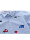 Embroidered Cars & Planes Shirt - Chasing Jase