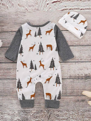 Rustic Deer and Tree Print Onesie Set – Chasing Jase Boutique